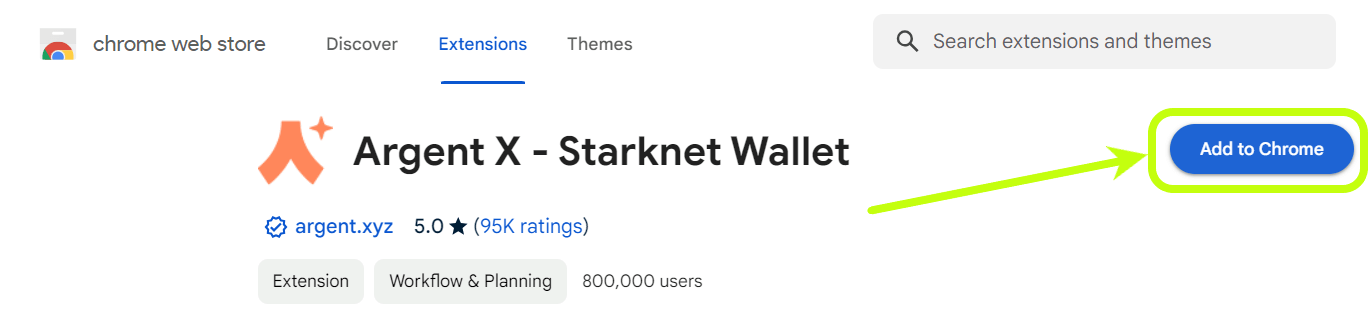 Расширение Argent X